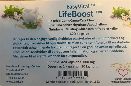 EasyVital Lifeboost 420 kapsler